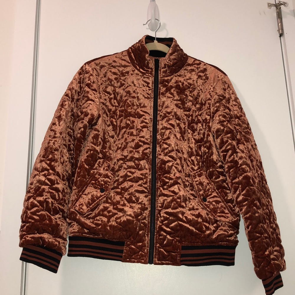 Velvet Bomber Jacket